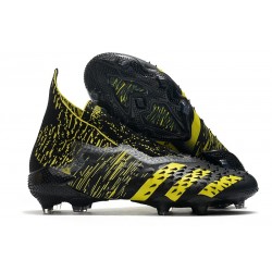 adidas Scarpe Calcio Predator Freak+ FG Nero Giallo