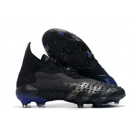 adidas Scarpe Calcio Predator Freak+ FG Nero Core Ferro Metallizzato Inchiostro