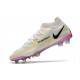 Nike Phantom GT2 Elite DF FG Bianco Nero Cremisi Vivace Rosa Blast