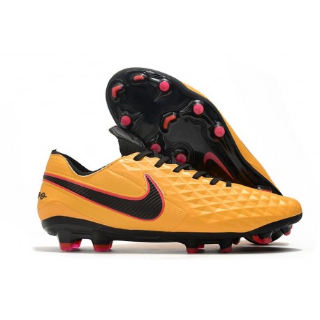 Scarpa Nike Tiempo Legend VIII Elite FG ACC Arancio Nero