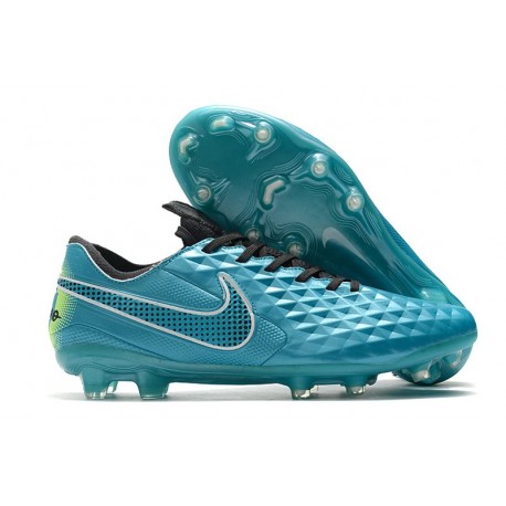 Scarpa Nike Tiempo Legend VIII Elite FG ACC Acquamarine Bianco Lime Glow