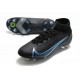 Nike Mercurial Superfly 8 Elite SG-Pro AC Nero Grigio Ferro