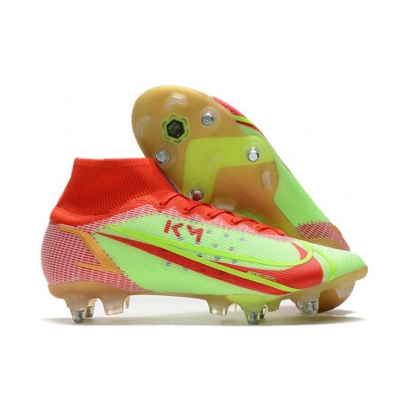 Nike Mercurial Superfly 8 Elite SG-Pro AC Verde Rosso