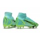 Nike Mercurial Superfly 8 Elite SG-Pro AC Turchese Dinamico Lime Glow