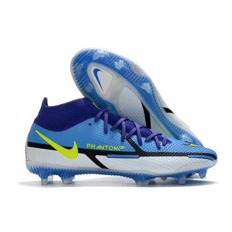 Nike Phantom GT2 Elite Dynamic Fit FG Blu Giallo Grigio