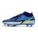 Nike Phantom GT2 Elite Dynamic Fit FG Blu Giallo Grigio