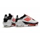 ADIDAS F50 Ghosted Adizero FG Scarpe Da Calcio Bianco Rosso Nero