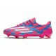 ADIDAS F50 Ghosted Adizero FG Scarpe Da Calcio Rosa Blu Bianco