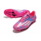 ADIDAS F50 Ghosted Adizero FG Scarpe Da Calcio Rosa Blu Bianco