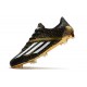 ADIDAS F50 Ghosted Adizero FG Scarpe Da Calcio Nero Bianco Oro