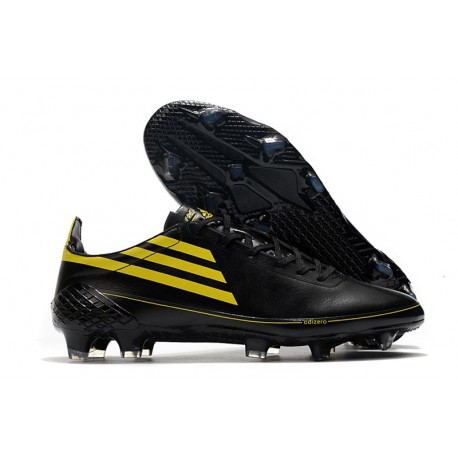 ADIDAS F50 Ghosted Adizero FG Scarpe Da Calcio Nero Giallo