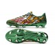 ADIDAS F50 Ghosted Adizero FG Scarpe Da Calcio Blu Verde Arancio