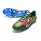 ADIDAS F50 Ghosted Adizero FG Scarpe Da Calcio Blu Verde Arancio