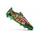 ADIDAS F50 Ghosted Adizero FG Scarpe Da Calcio Blu Verde Arancio