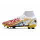 Nike Mercurial Superfly 8 Elite FG CR7 Bianco Rosso Blu Oro