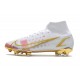 Nike Mercurial Superfly 8 Elite FG Bianco Rosso Blu Oro