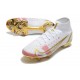 Nike Mercurial Superfly 8 Elite FG Bianco Rosso Blu Oro