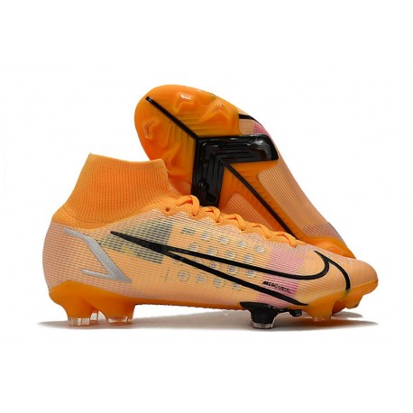 Nike Mercurial Superfly 8 Elite FG Arancione Nero