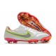 Nike Tiempo Legend 9 Elite FG Uomo Bianco Rosso Rosa