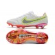 Nike Tiempo Legend 9 Elite FG Uomo Bianco Rosso Rosa