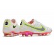 Nike Tiempo Legend 9 Elite FG Uomo Bianco Rosso Rosa