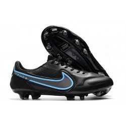 Nike Tiempo Legend 9 Elite FG Uomo Nero Grigio Ferro