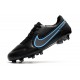 Nike Tiempo Legend 9 Elite FG Uomo Nero Grigio Ferro