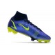 Nike Mercurial Superfly 8 Elite FG Zaffiro Volt Blu Void