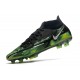 Nike Phantom GT2 Elite Dynamic Fit FG Nero Metallic Platino Verde Strike