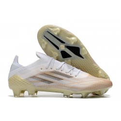 adidas X Speedflow.1 FG Scarpa Calcio Bianco Nero Core Oro Metallico Melange