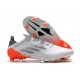 adidas X Speedflow.1 FG Scarpa Bianco Ferro Metallizzato Rosso Solare