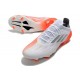 adidas X Speedflow.1 FG Scarpa Bianco Ferro Metallizzato Rosso Solare