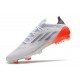 adidas X Speedflow.1 FG Scarpa Bianco Ferro Metallizzato Rosso Solare