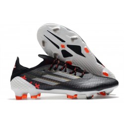 adidas X Speedflow.1 FG Scarpa Calcio Nero Core Bianco Rosso Vivido