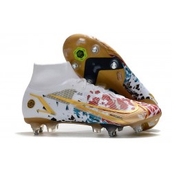 Nike Mercurial Superfly 8 Elite SG-Pro AC Bianco Oro Rosso