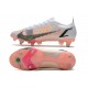 Nike Mercurial Vapor 14 Elite SG Bianco Nero Cremisi Vivace Rosa Blast