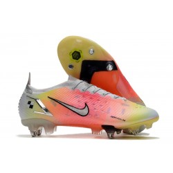 Nike Mercurial Vapor 14 Elite SG AC Bianco Argento Metallico Platino Puro