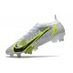 Nike Mercurial Vapor 14 Elite SG AC Bianco Nero Metallic Argento Volt