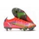 Nike Mercurial Vapor 14 Elite SG AC Cremisi Vivace Argento Metallico