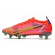 Nike Mercurial Vapor 14 Elite SG AC Cremisi Vivace Argento Metallico