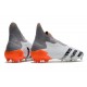 adidas Predator Freak+ FG Bianco Ferro Metallizzato Rosso Solare