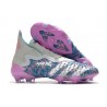 adidas Scarpe Calcio Predator Freak+ FG Metallico Rosa Blu