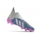 adidas Scarpe Calcio Predator Freak+ FG Metallico Rosa Blu