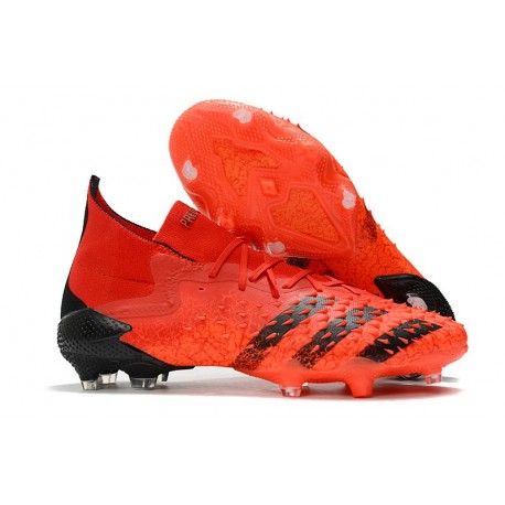 adidas Predator Freak.1 FG Scarpa Rosso Nero