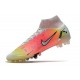 Nike Mercurial Superfly 8 Elite AG PRO Bianco Argento Metallico Platino Puro