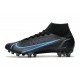 Nike Mercurial Superfly 8 Elite AG PRO Nero Grigio Ferro