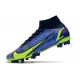 Nike Mercurial Superfly 8 Elite AG PRO Zaffiro Volt Blu Void