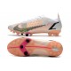 Nike Mercurial Vapor 14 Elite AG Bianco Nero Cremisi Vivace Rosa Blast