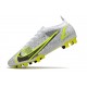 Nike Mercurial Vapor 14 Elite AG Pro Bianco Nero Metallic Argento Volt