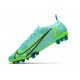 Nike Mercurial Vapor 14 Elite AG Pro Turchese Dinamico Lime Glow